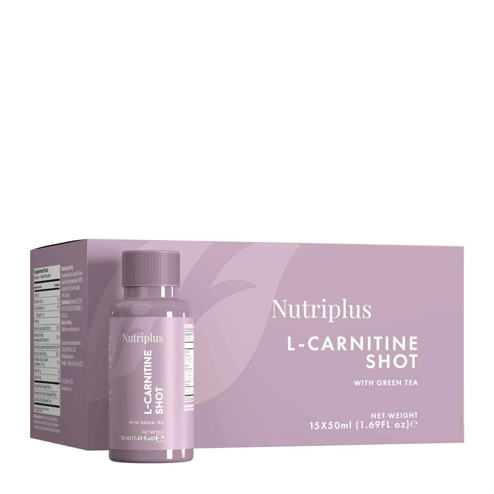 NutriPus L-Cartine shot with green tea - 5ct