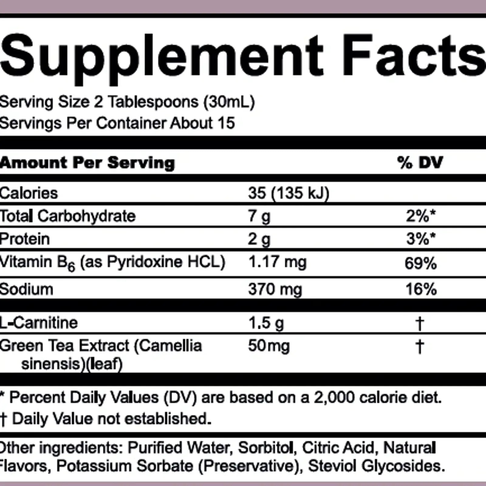 Nutriplus L-Carnitine Apple & Peach